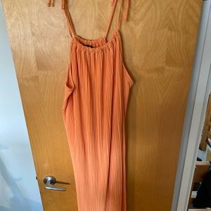 Soaked in Luxury orange dress